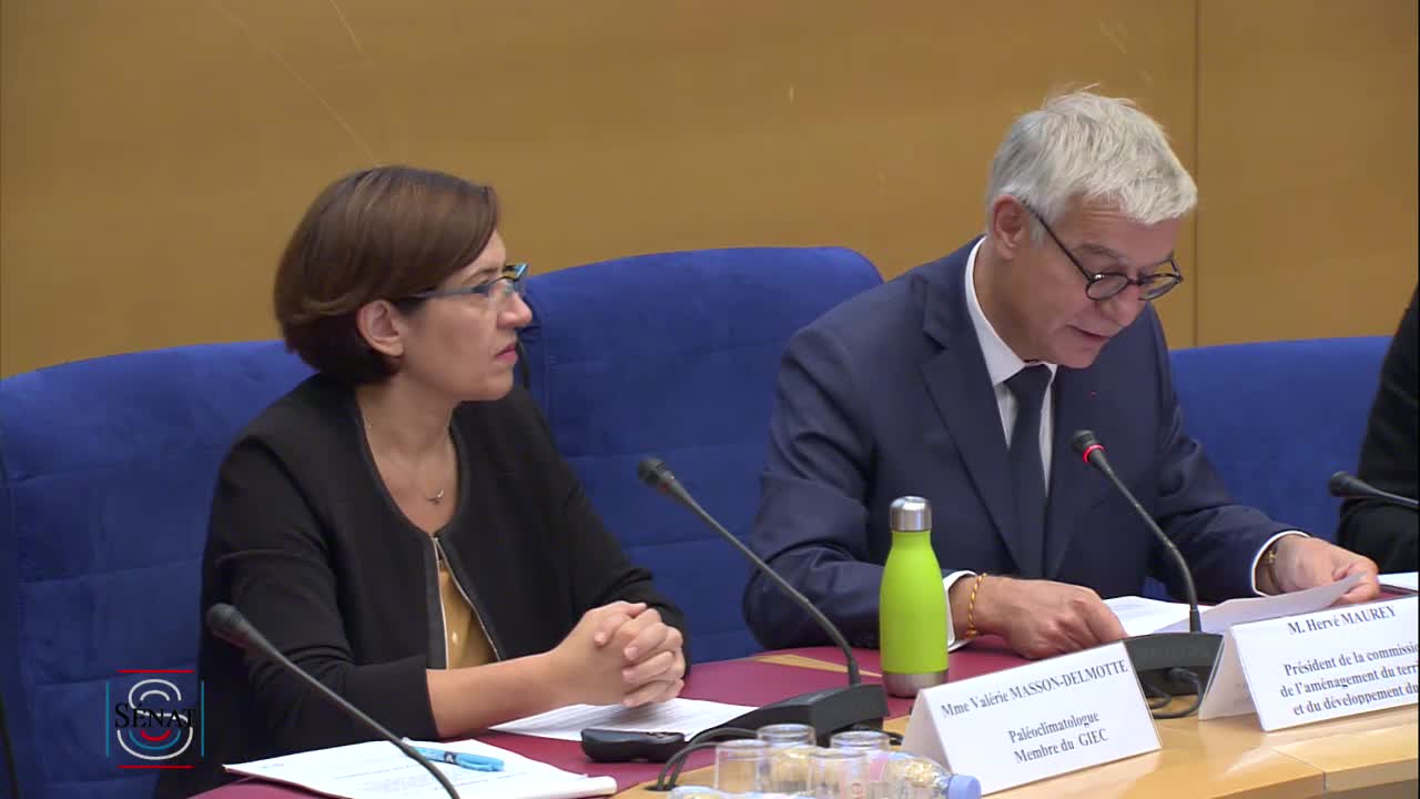 Rapport du GIEC relatif au conséquences d'un réchauffement climatique de 1,5° C - Audition Mme Valérie Masson-Delmotte