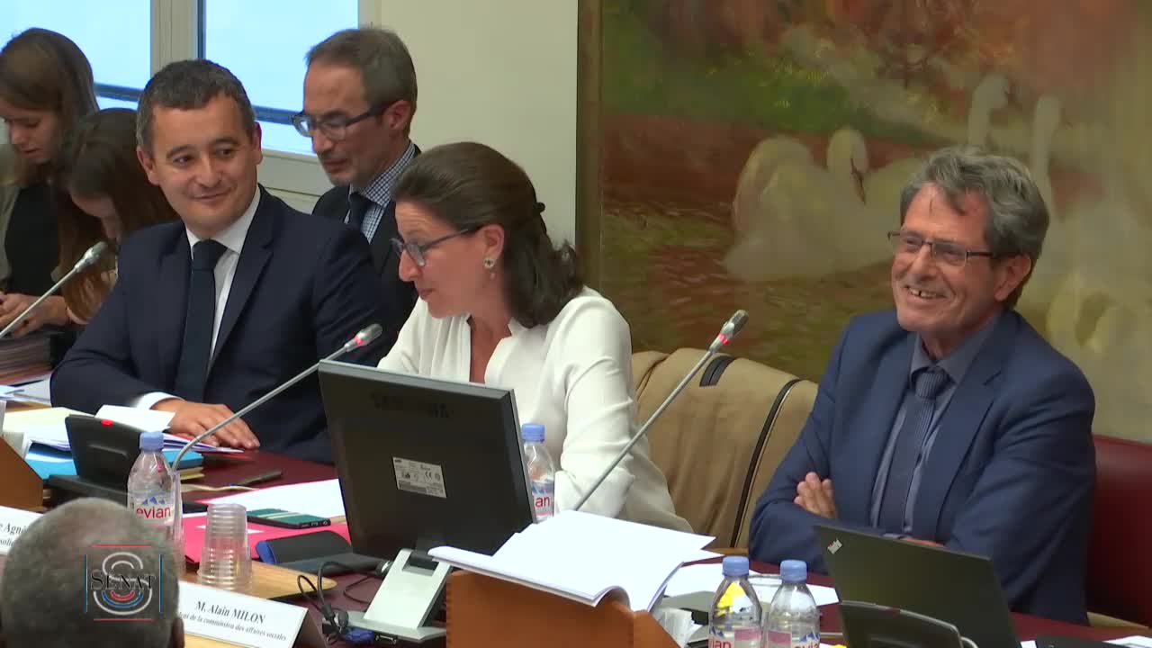 Projet de loi de financement de la sécurité sociale pour 2019 - Audition de Mme Agnès Buzyn et de M. Gérald Darmanin, ministres