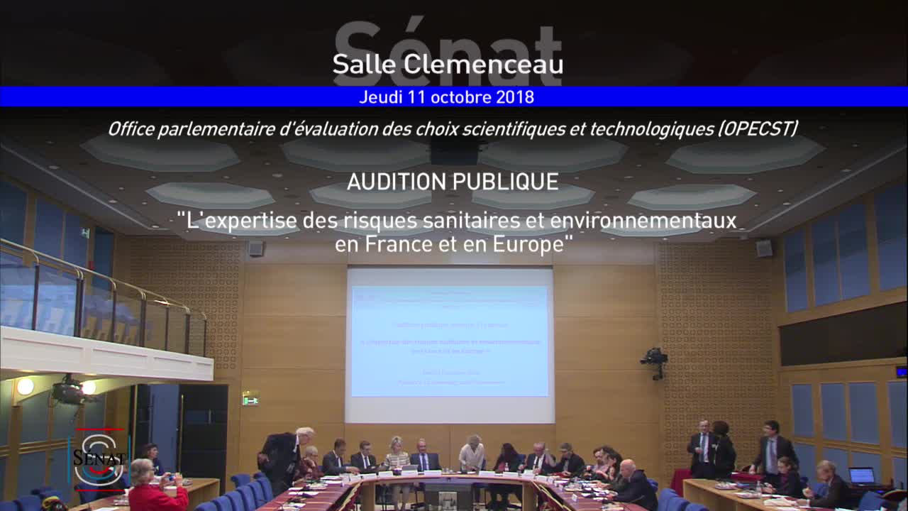 OPECST : L'expertise des risques sanitaires et environnementaux en France et en Europe