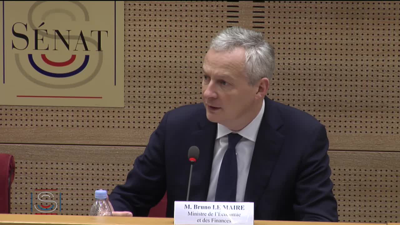 PLF pour 2019 - Audition de M. Bruno Le Maire, ministre de l'Economie et des finances