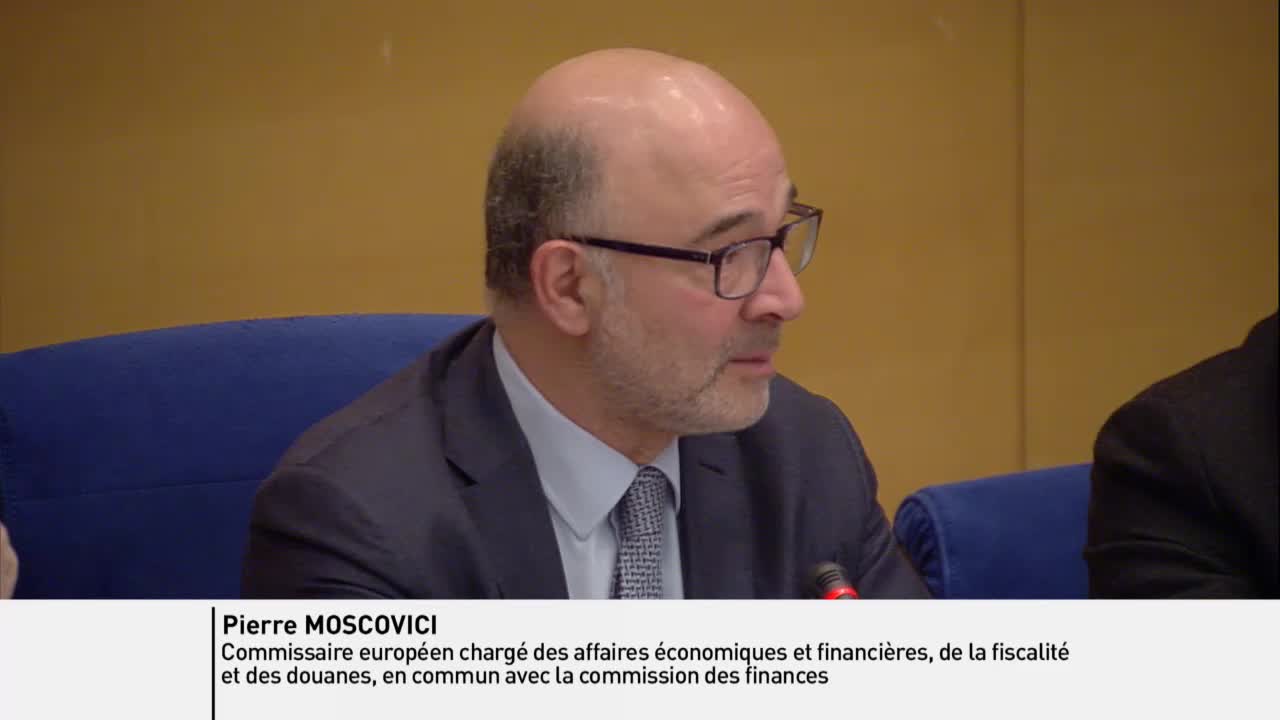 Audition de M. Pierre MOSCOVICI, commissaire européen