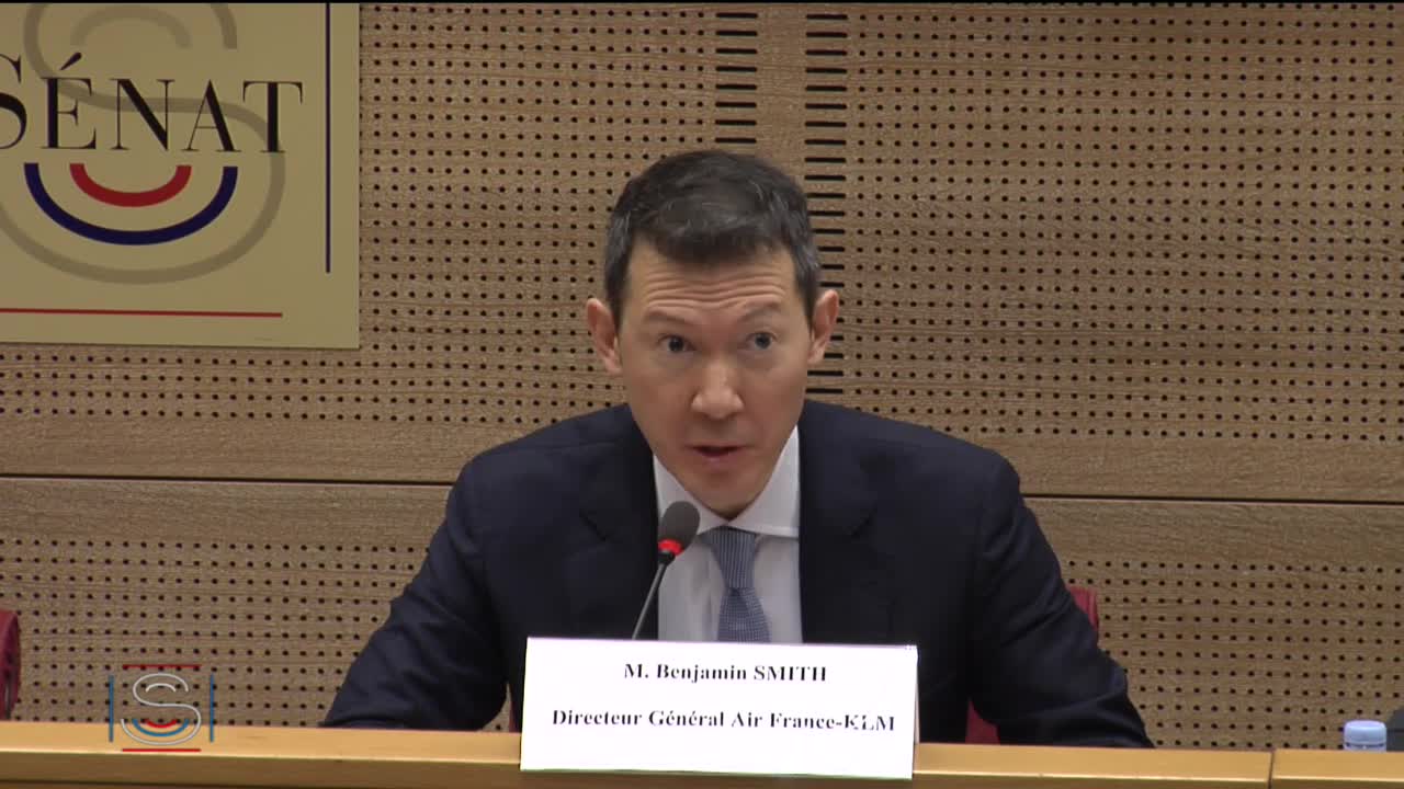 Audition de M. Benjamin Smith, directeur général du groupe Air France-KLM