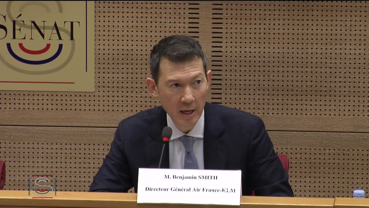 Audition de M. Benjamin Smith, directeur général du groupe Air France-KLM