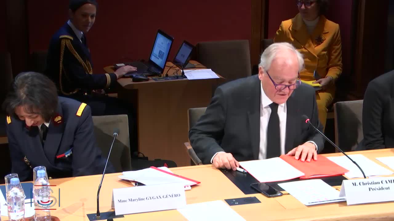 Audition de Mme Maryline Gygax Généro, directrice centrale du Service de santé des armées