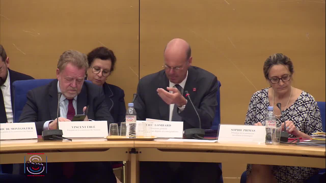 Audition de M. Éric LOMBARD, directeur général de la Caisse des dépôts et consignations