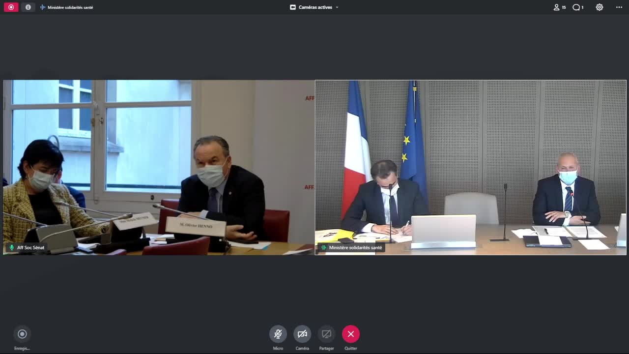 Auditions dans le cadre de la MI sur l'adéquation du passe vaccinal à l'évolution de l'épidémie de covid-19
