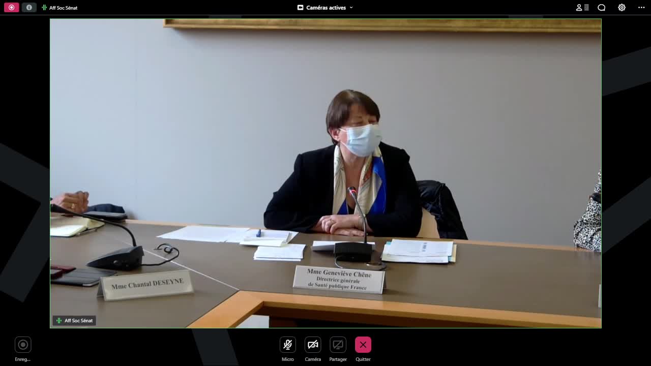 Audition de Mme Geneviève Chêne, directrice générale de santé publique France, dans le cadre de la MI sur l'adéquation du passe vaccinal à l'évolution de l'épidémie de covid-19