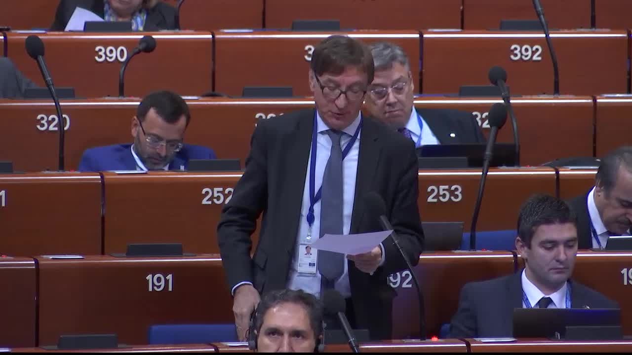 1ère partie de la session ordinaire de 2017 de l'APCE (23/01/2017 - 27/01/2017) - Question de Bernard FOURNIER