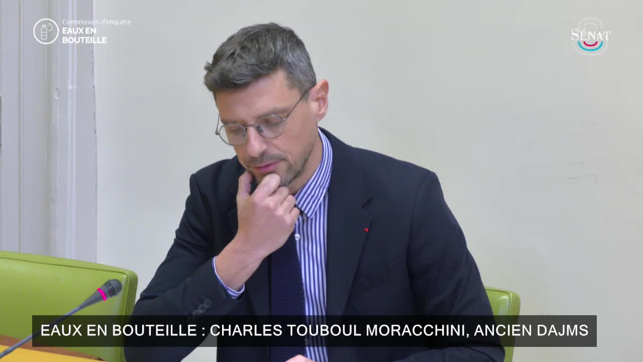 Eaux en bouteille : Charles Touboul Moracchini, ancien DAJMS