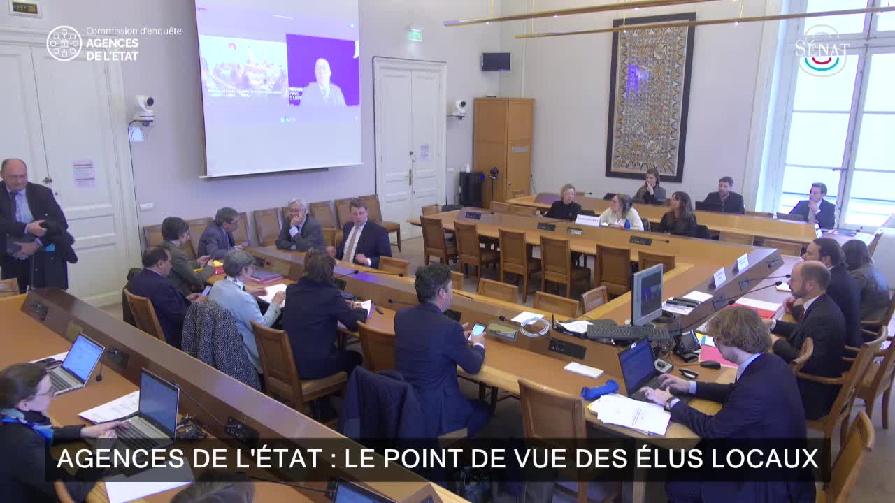 Agences de l'État : le point de vue des élus locaux 1/2