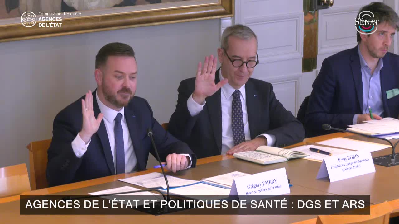 Agences de l'État et politiques de santé : DGS et ARS