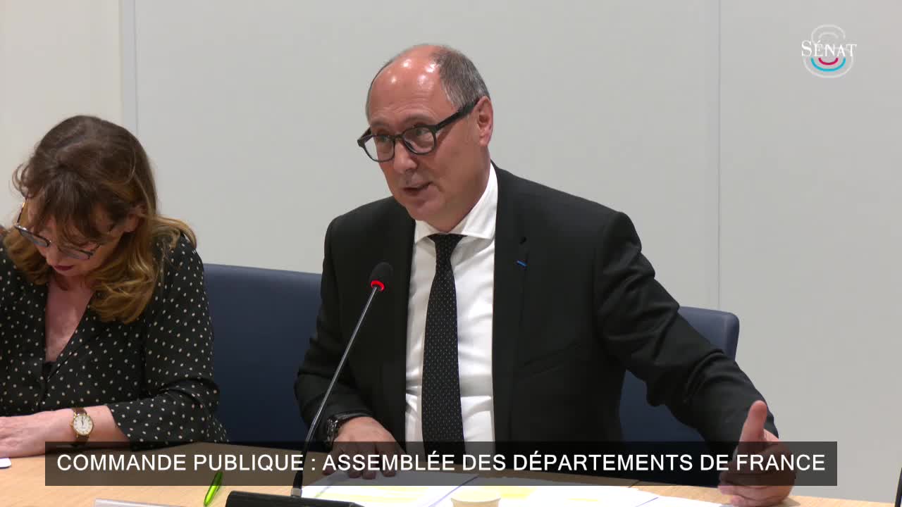 Commande publique : Assemblée des départements de France 