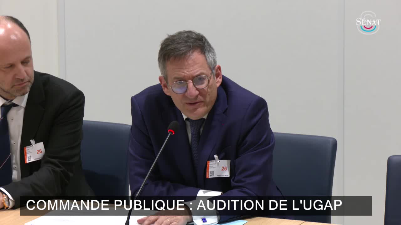 Commande publique : audition de l'UGAP