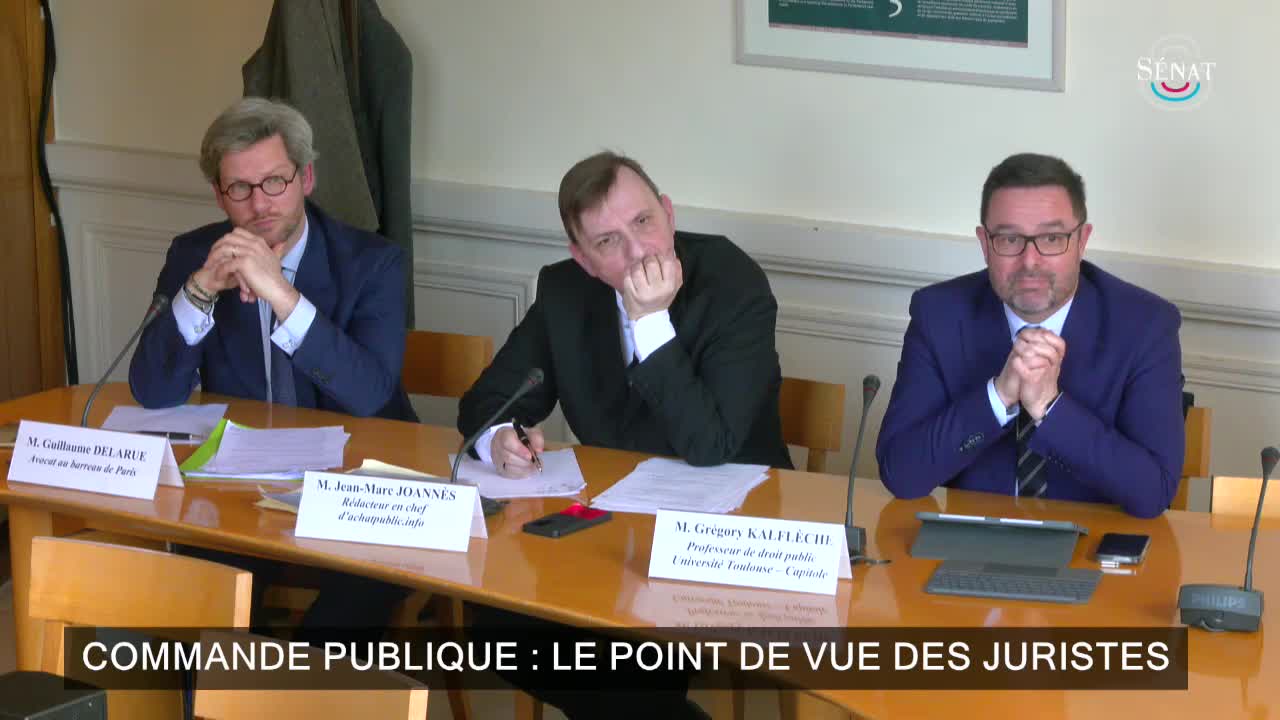 Commande publique : le point de vue des juristes