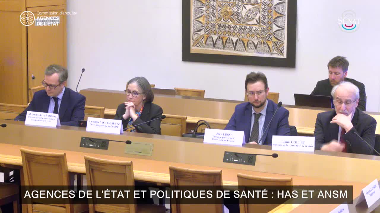 Agences de l'État et politiques de santé : HAS et ANSM