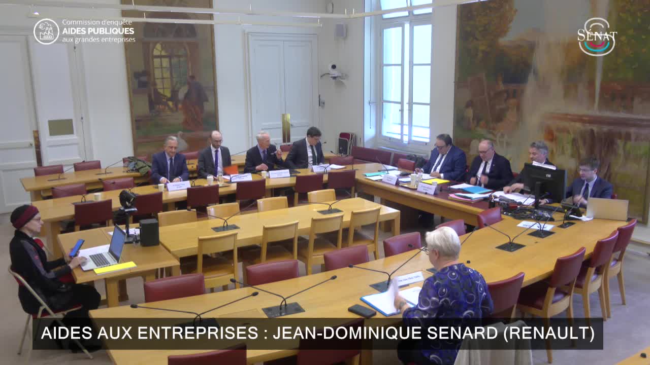 Aides aux entreprises : Jean-Dominique Senard (Renault)