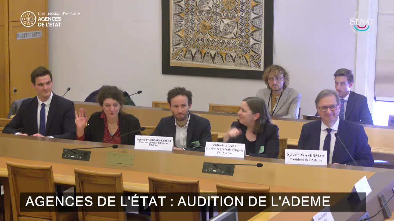 Agences de l'État : audition de l'Ademe