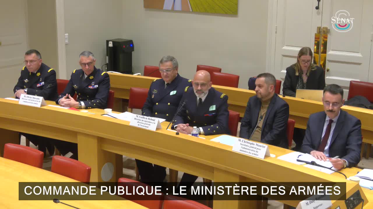 Commande publique : le ministère des armées