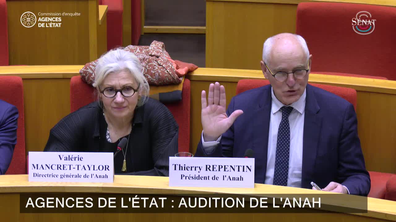 Agences de l'État : audition de l'ANAH