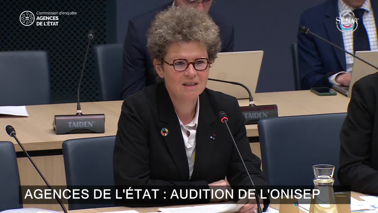 Agences de l'État : audition de l'Onisep