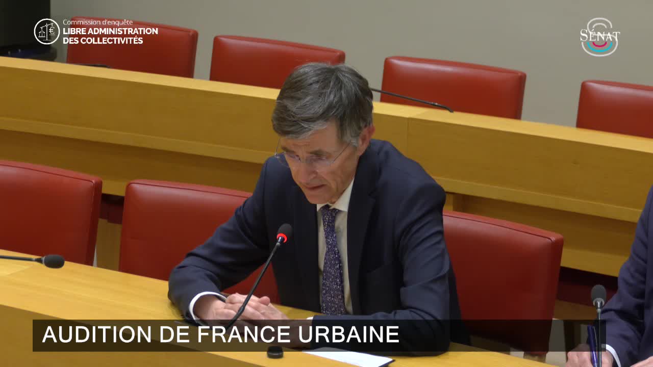 Audition de France Urbaine