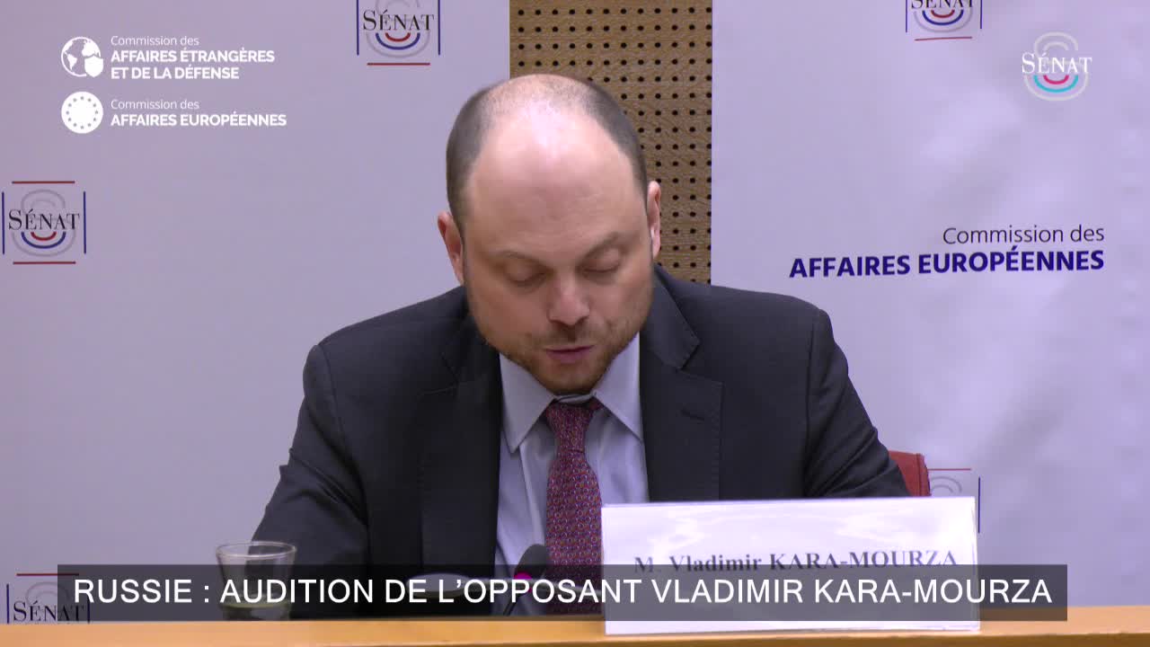 Russie : audition de l’opposant Vladimir Kara-Mourza