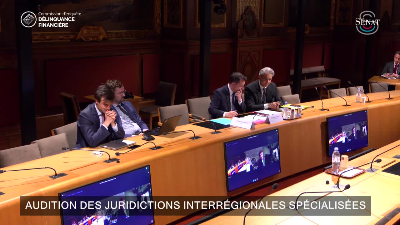 Audition des juridictions interrégionales spécialisées