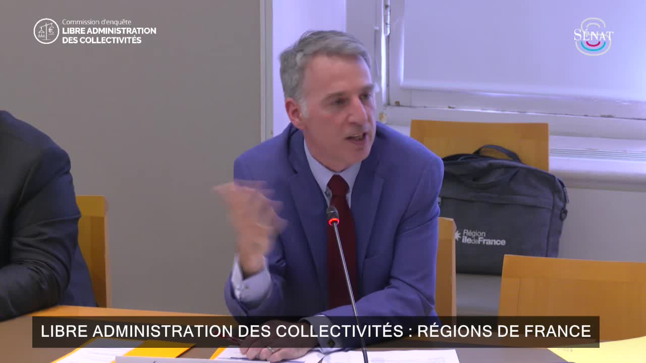 Libre administration des collectivités : Régions de France