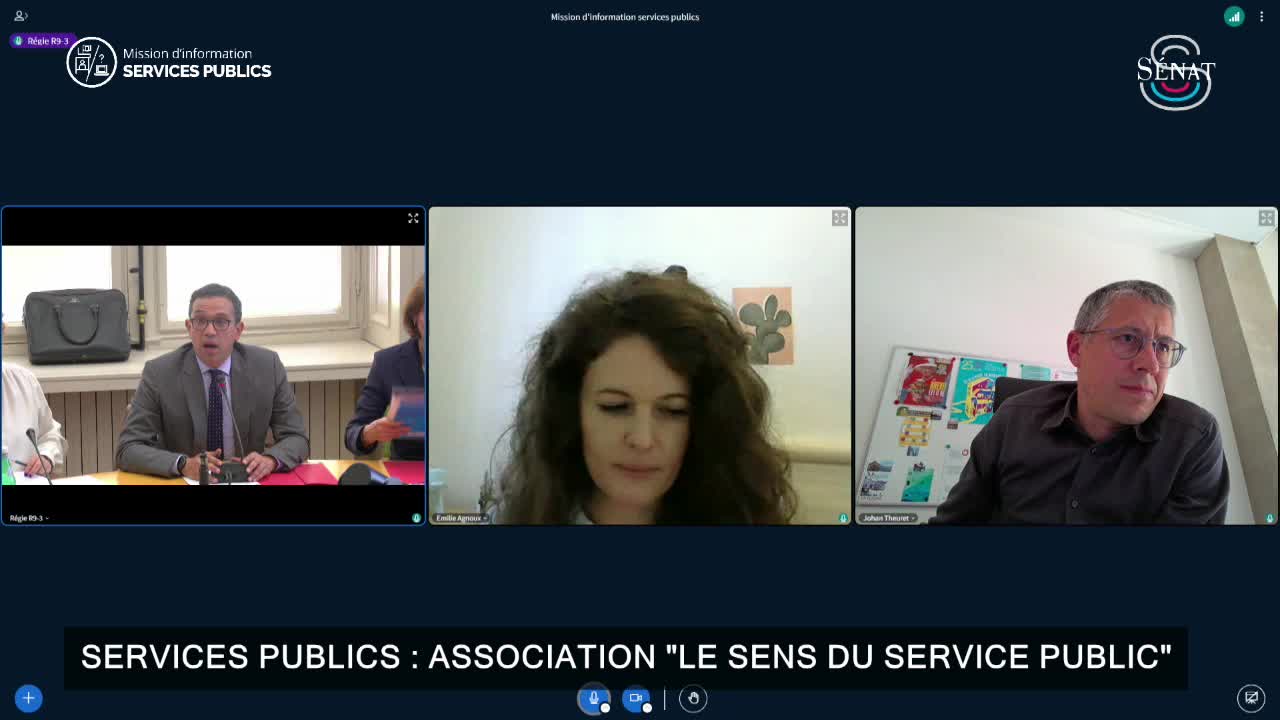 Services publics : association "Le sens du service public"