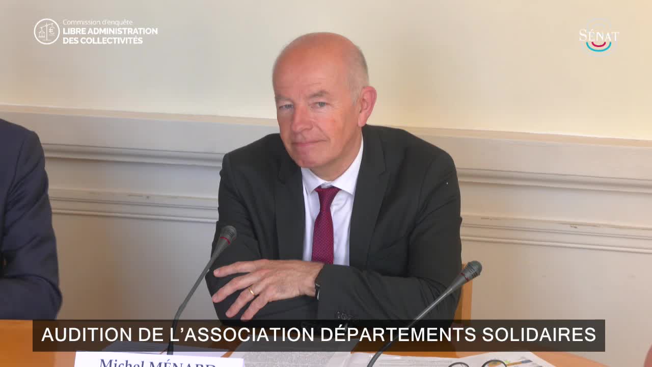 Audition de l’association Départements Solidaires