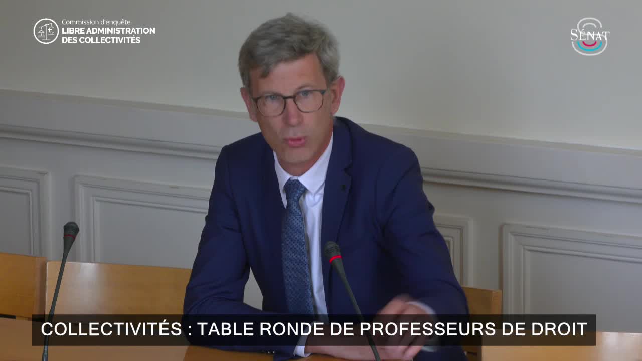 Collectivités : table ronde de professeurs de droit