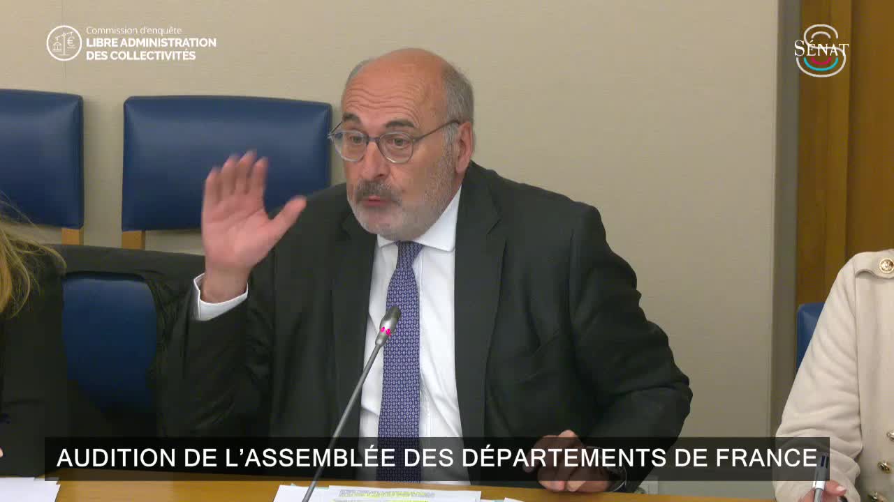 Audition de l’Assemblée des Départements de France