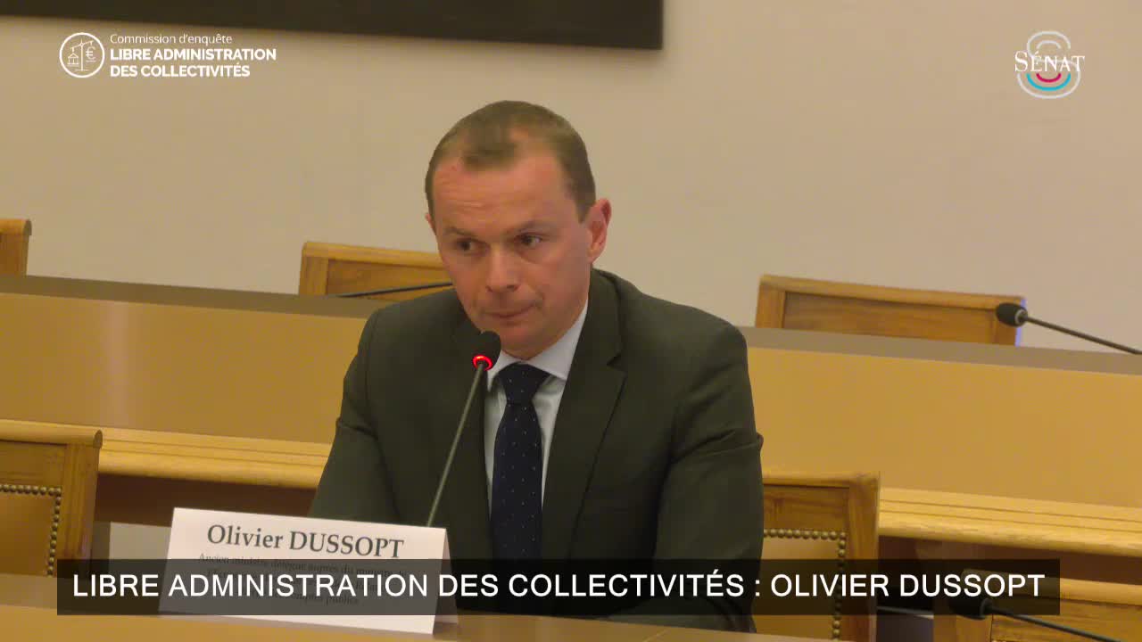 Libre administration des collectivités : Olivier Dussopt