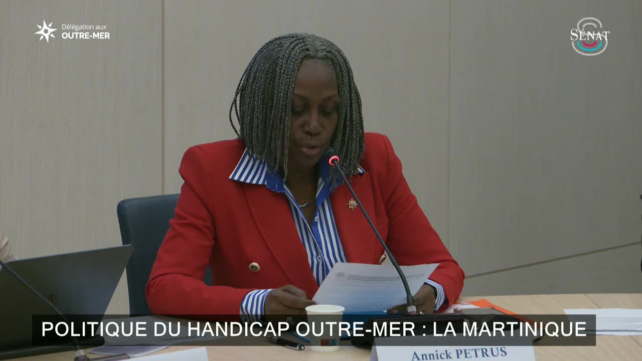 Politique du handicap outre-mer : la Martinique