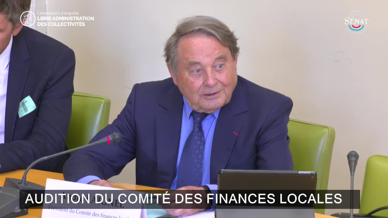 Audition du comité des finances locales
