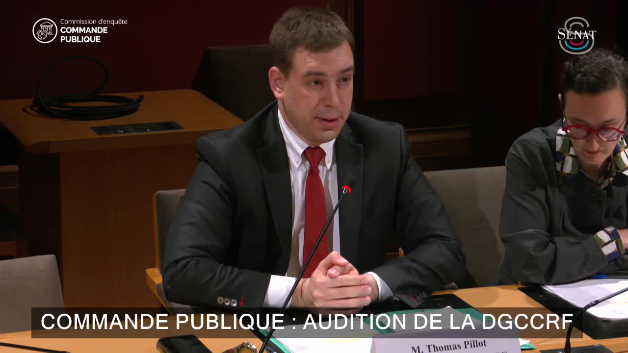 Commande publique : audition de la DGCCRF