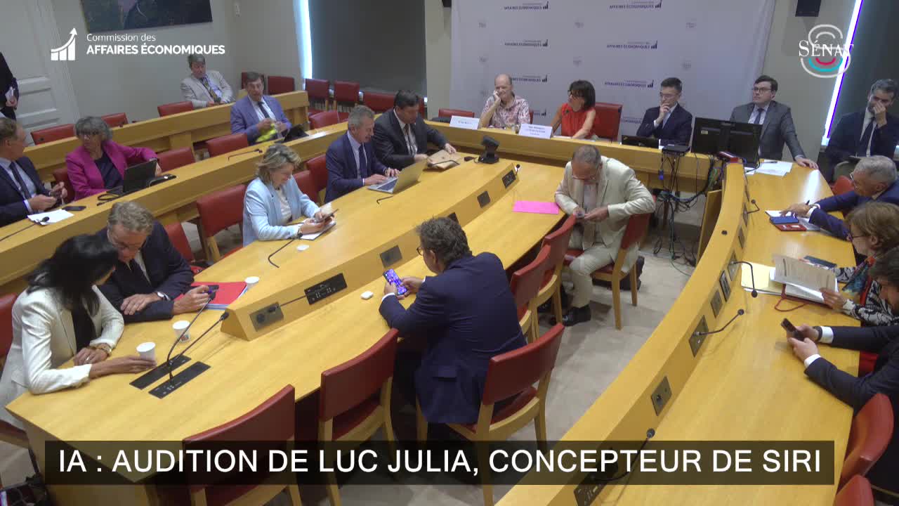 IA : audition de Luc Julia, concepteur de Siri