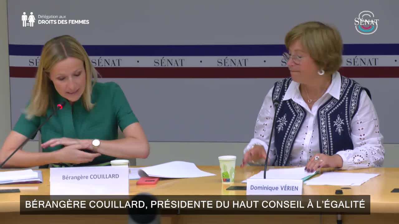Bérangère Couillard, présidente du Haut Conseil à l’égalité 