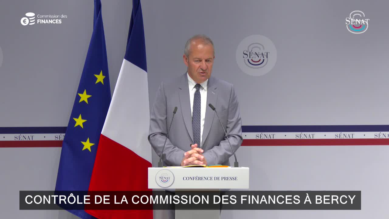 Contrôle de la commission des finances à Bercy