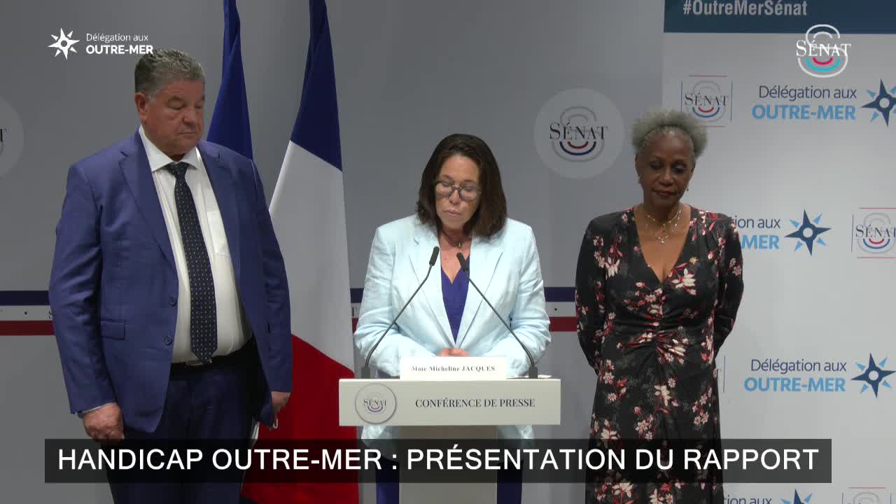 Handicap outre-mer : présentation du rapport