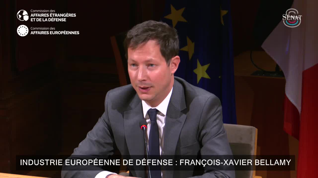 Industrie européenne de défense : François-Xavier Bellamy