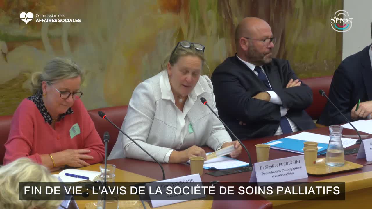 Fin de vie : l'avis de la Société de soins palliatifs 