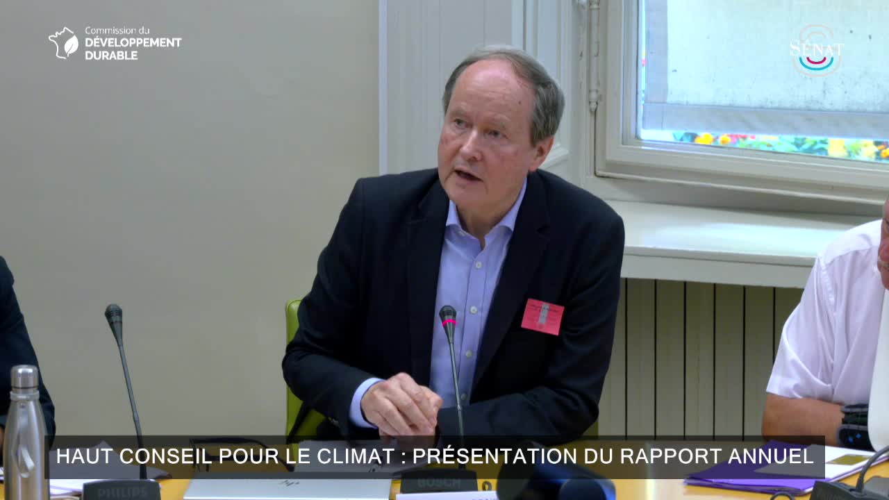 Haut Conseil pour le climat : présentation du rapport annuel