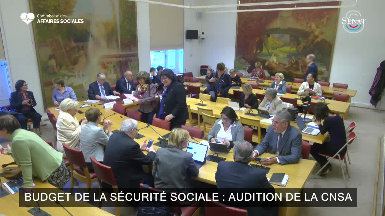 Budget de la sécurité sociale : audition de la CNSA