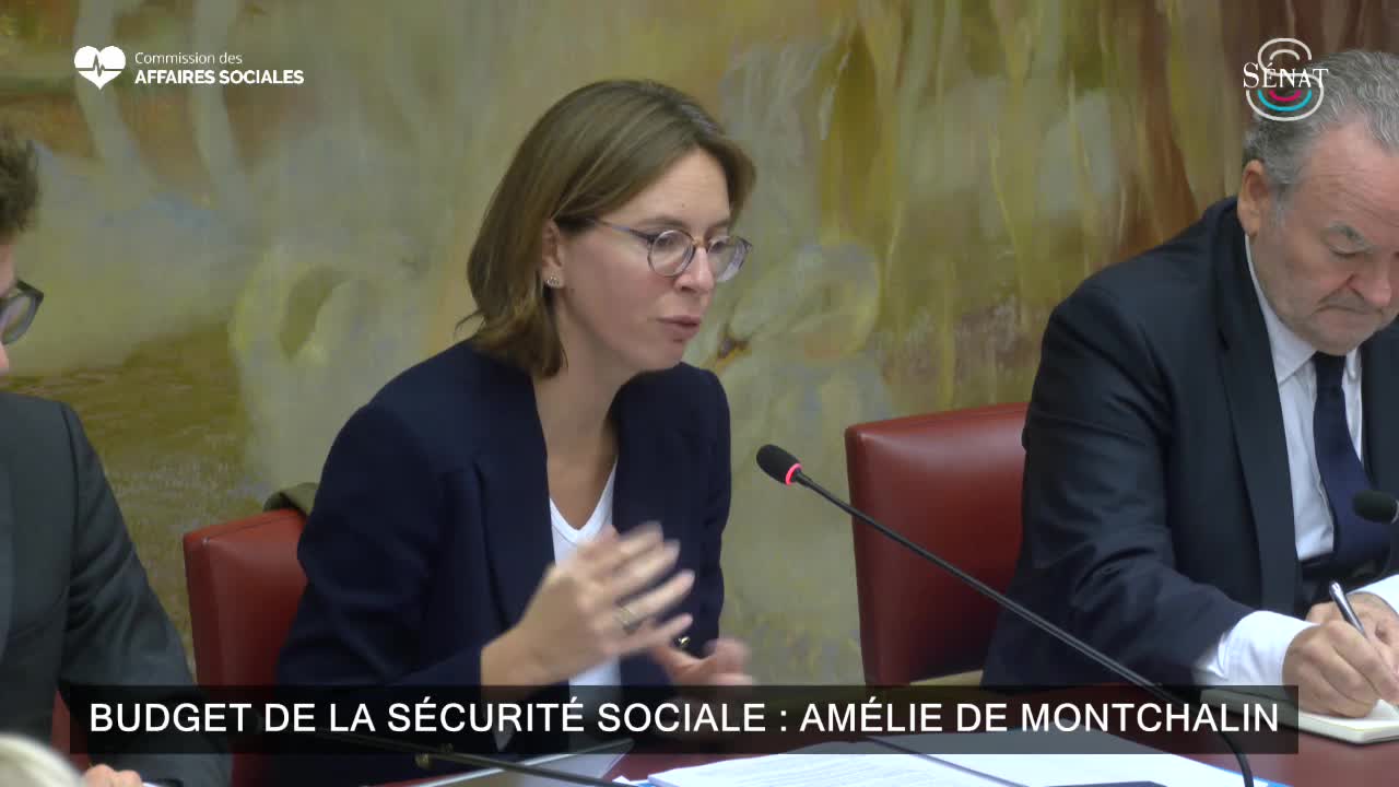 Budget de la sécurité sociale : Amélie de Montchalin