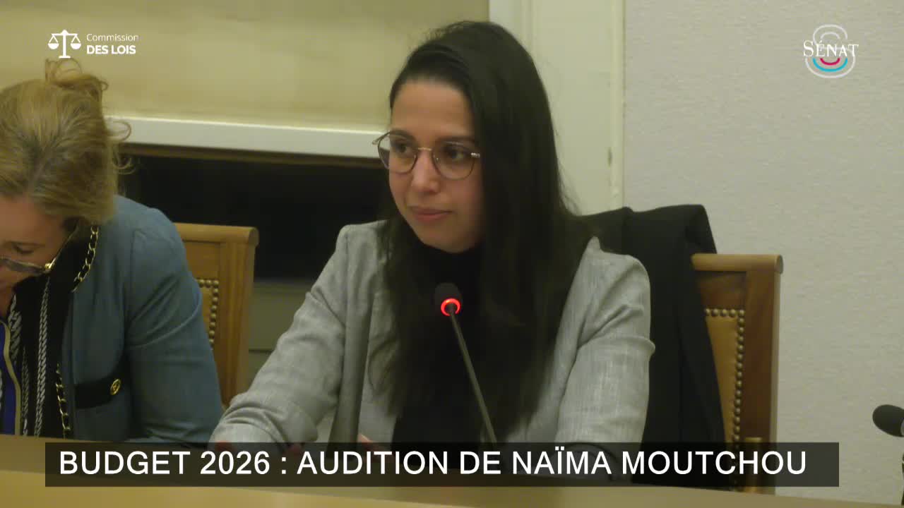 Budget 2026 : audition de Naïma Moutchou