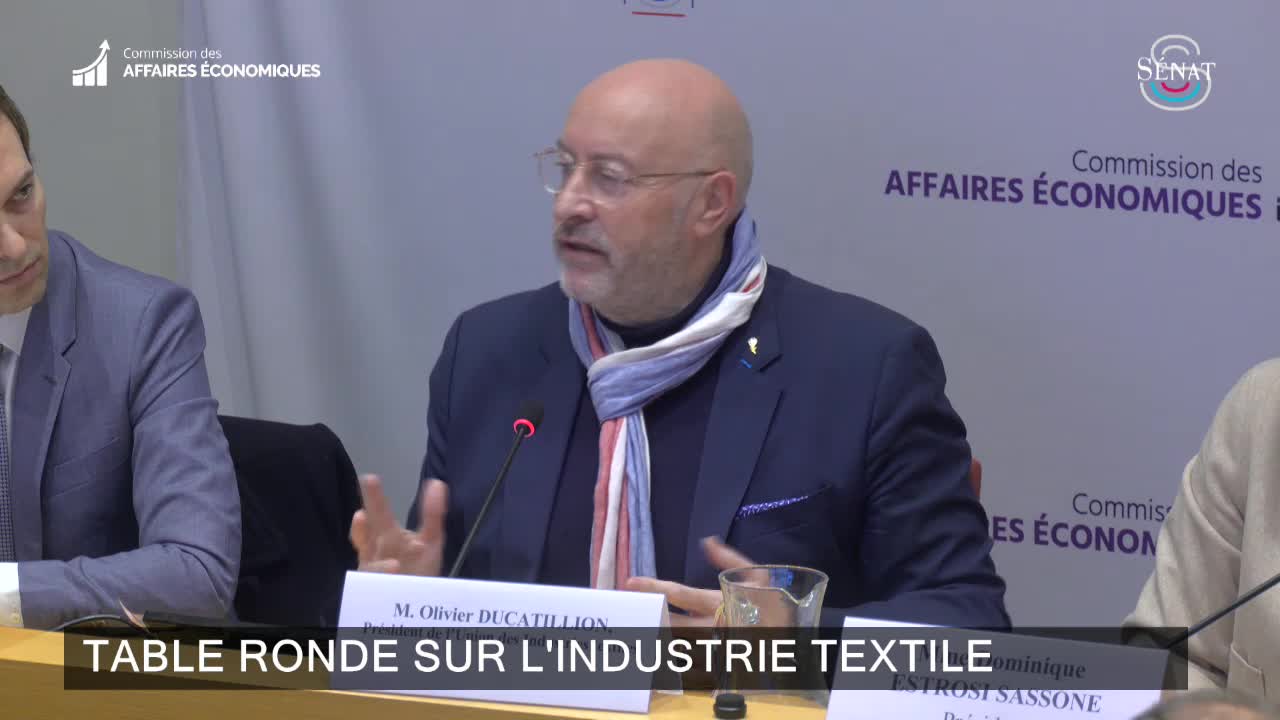 Table ronde sur l'industrie textile