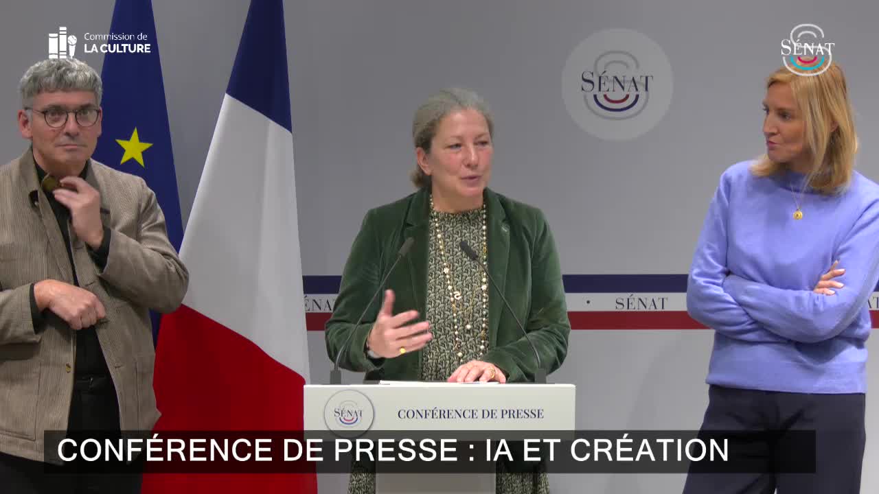 Conférence de presse : IA et création