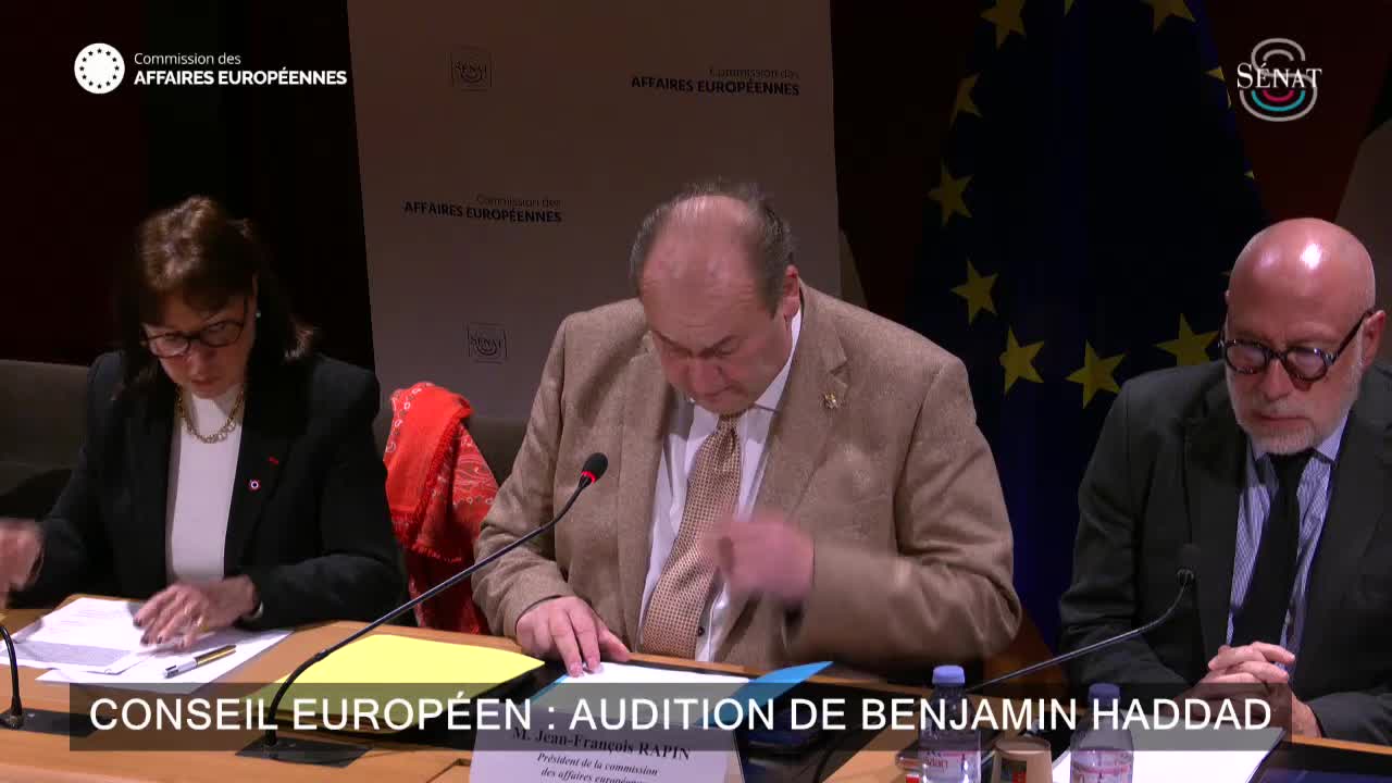 Conseil européen : audition de Benjamin Haddad